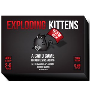 Exploding Kittens NSFW Edition - Engelsk Not Safe For Work Edition 